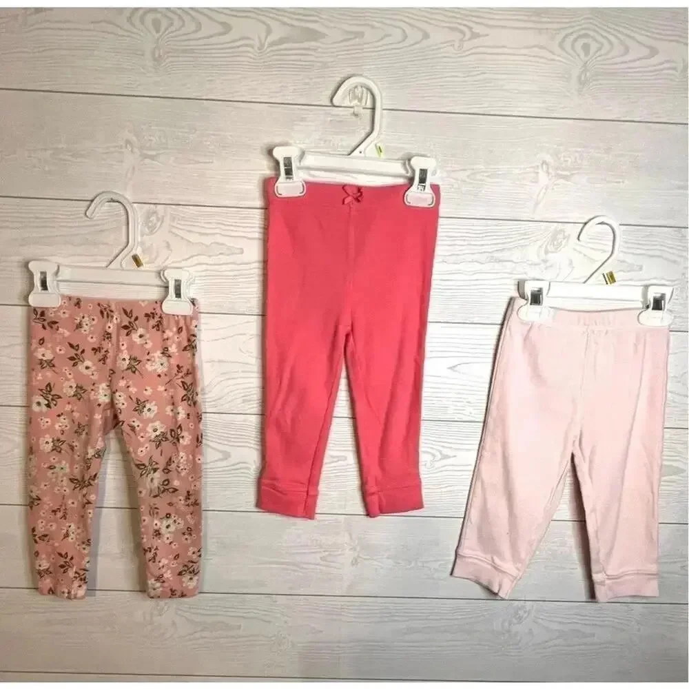 Carter’s baby girl leggings lot of 3 Size 18 months
